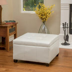 Upholstery Storage Ottoman Bench