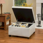 Upholstery Storage Ottoman Bench