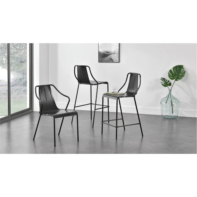 Callum Metal Chair, (Set of 4)