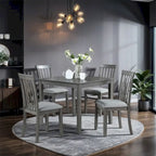 Wooden Dining Rectangular Table set for 4,Kitchen Dining Table