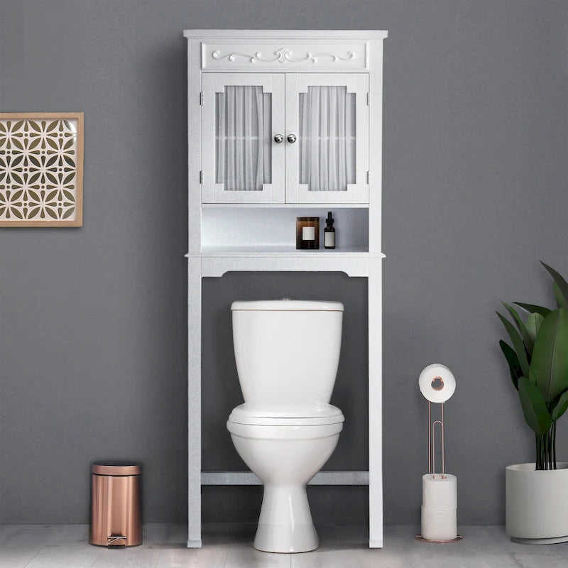 Teamson Home Lisbon Wooden Over-the-Toilet Space Saver