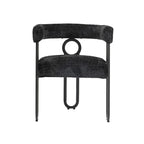 Chenille/Leather Upholstered Contemporary Designed Side Dining Chairsset of 2