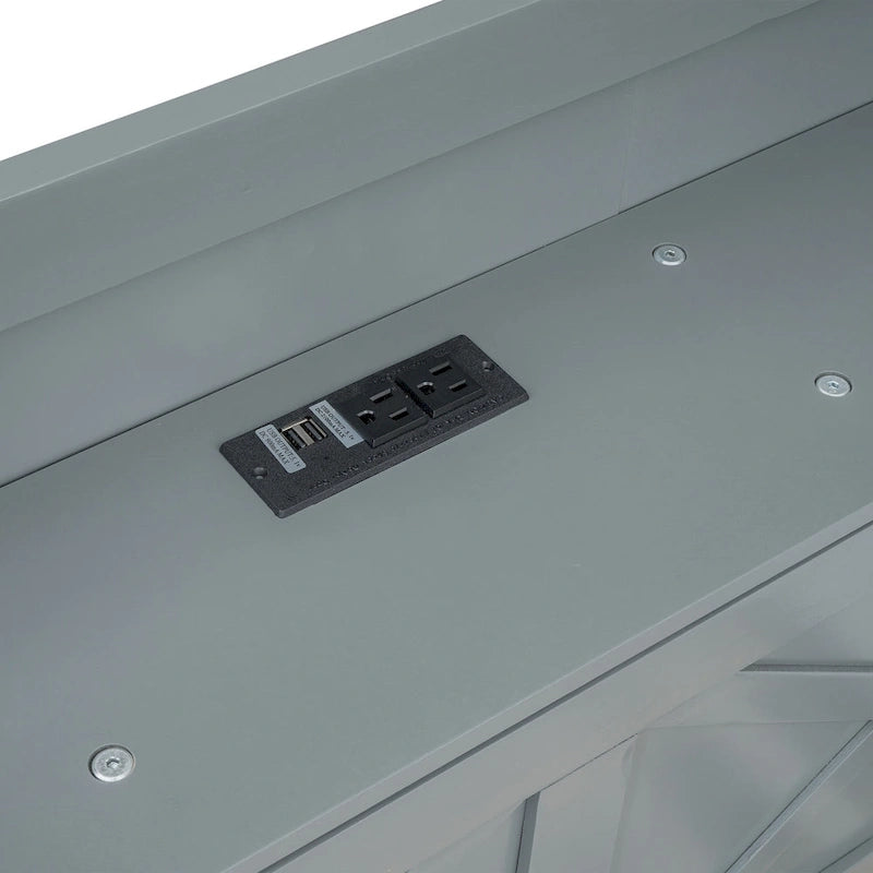 Storage Wooden Bed with Twin Size Trundle and Three Storage Drawers