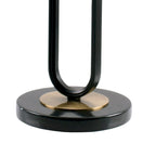 12 Grey Round Marble Metal Marble Pedestal End Table